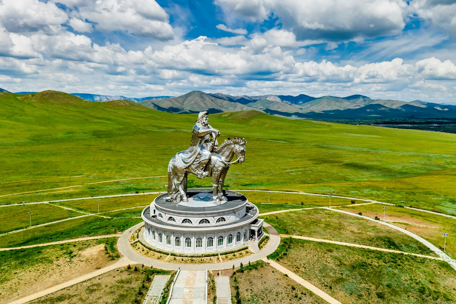 Genghis Khan Monument at Zonjin Boldog Mongolia